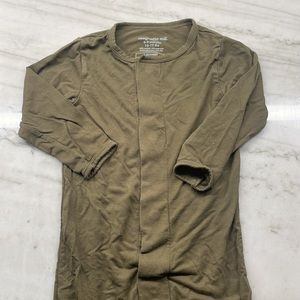 Magnetic Me Footie - Olive 6-9 Months